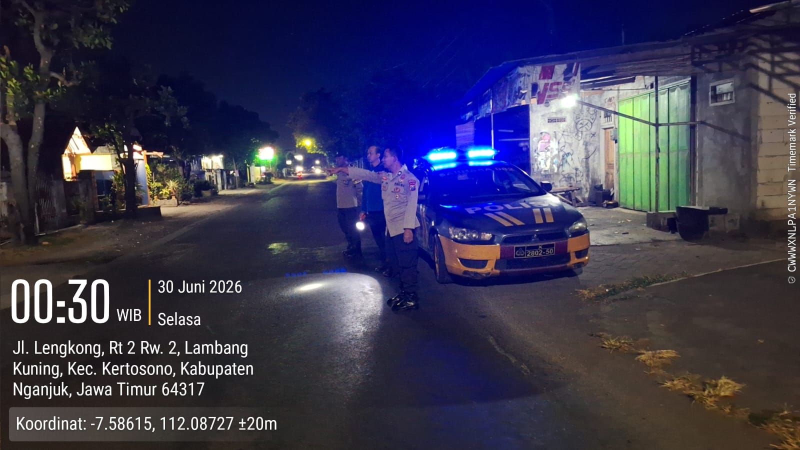 Ciptakan Situasi Kamtibmas Aman dengan Patroli Blue Light