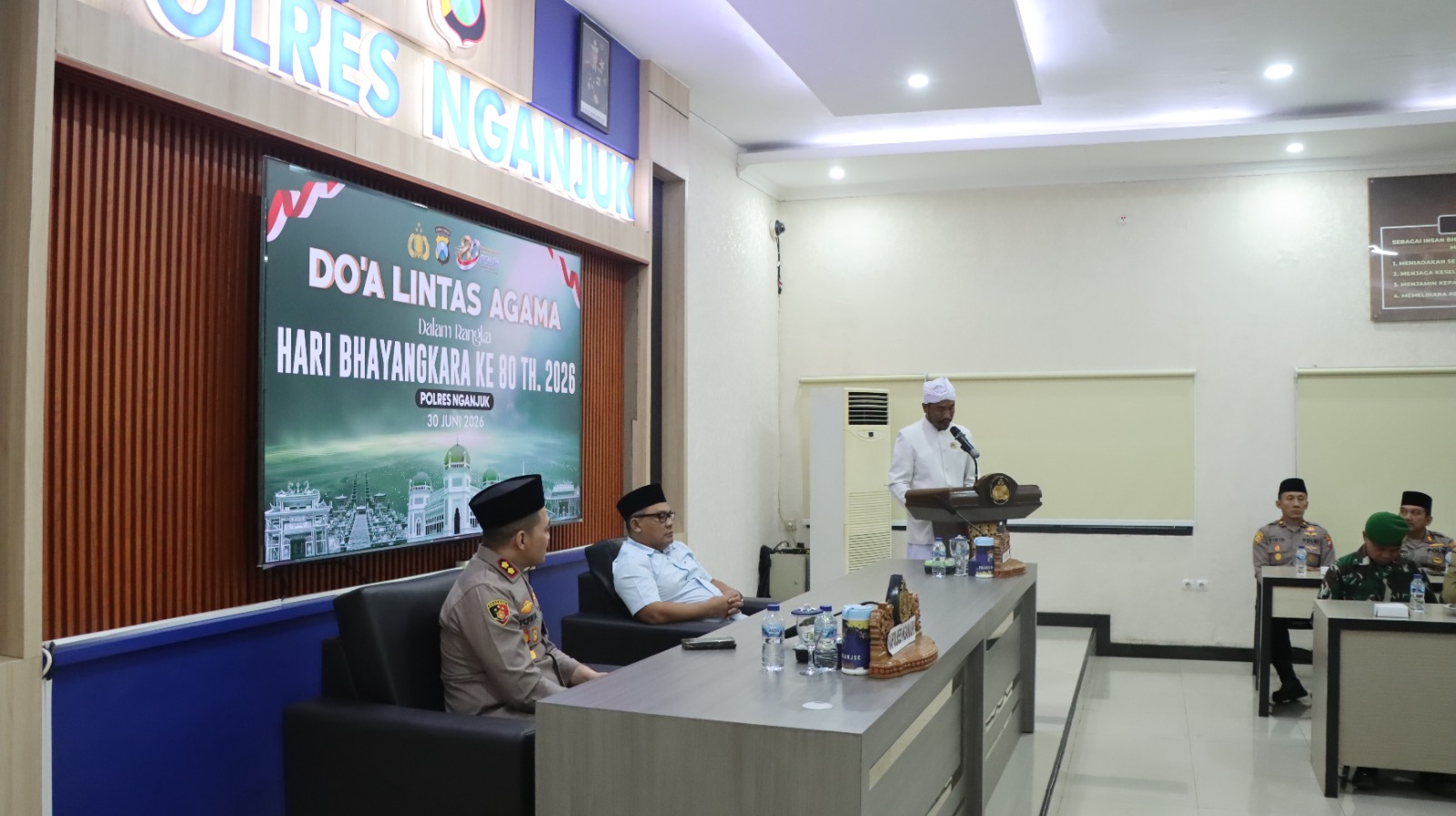Semangat Hari Bhayangkara ke-80, Polres Nganjuk Gelar Doa Bersama Lintas Agama Wujudkan Polri untuk Masyarakat