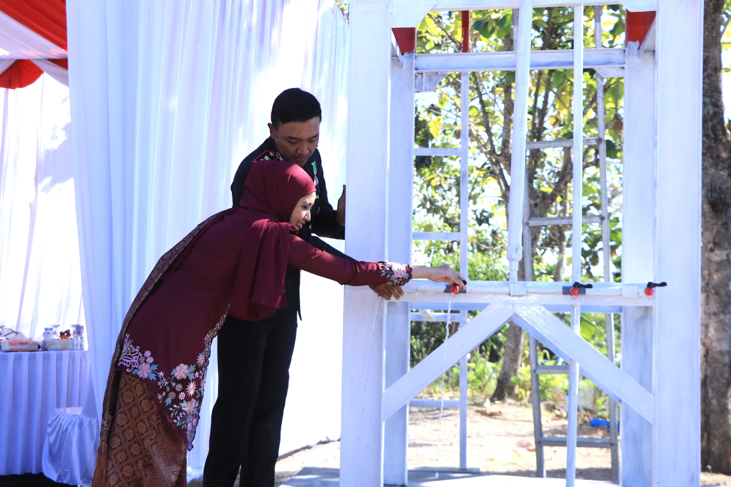 Hari Bhayangkara ke - 80, Polres Ngawi Bangun Sumur Bor Presisi untuk Masyarakat di Bringin