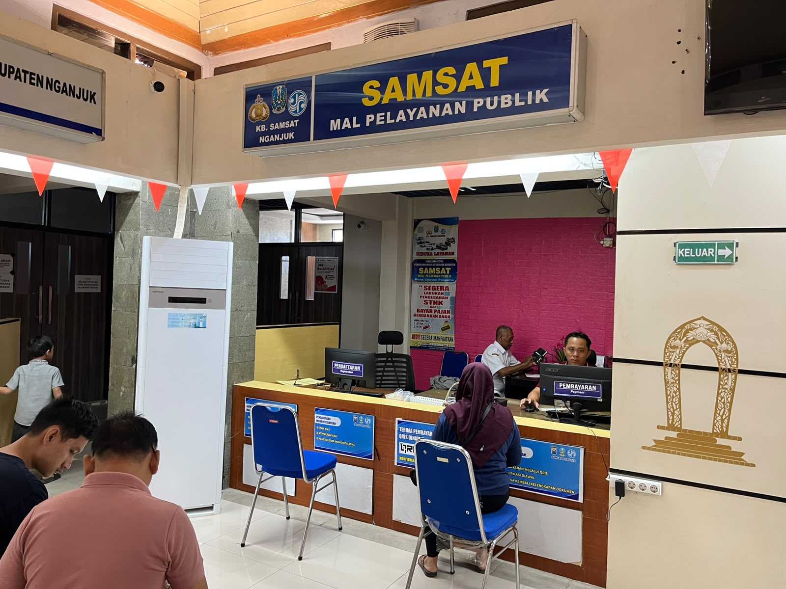 Urus Pajak Kendaraan Kini Lebih Praktis, Samsat Hadir di Mall Pelayanan Publik Nganjuk