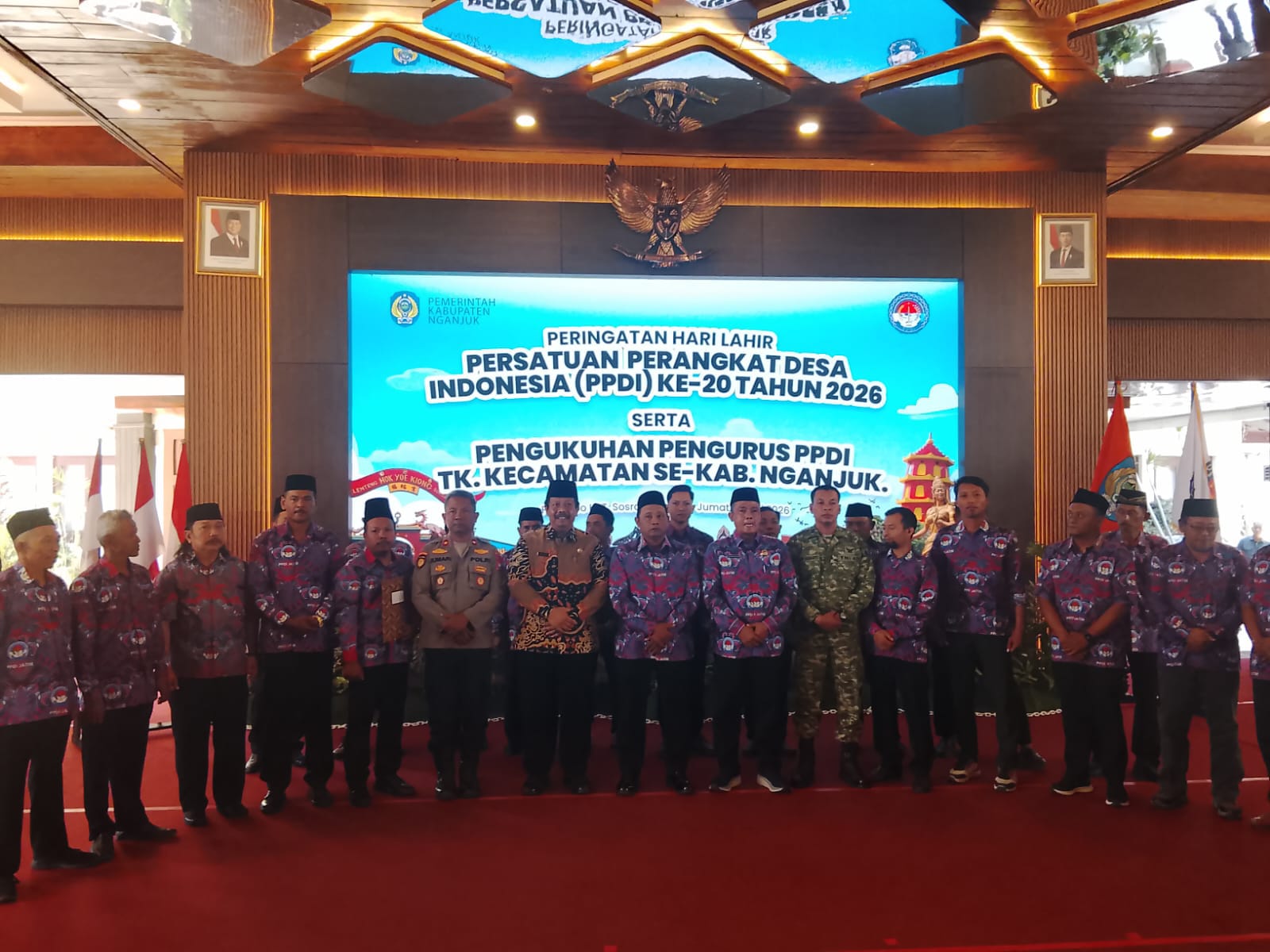 Kapolsek Nganjuk Kota Hadiri Peringatan Harlah PPDI Ke-20 dan Pengukuhan Pengurus Kecamatan PPDI se-Kabupaten Nganjuk