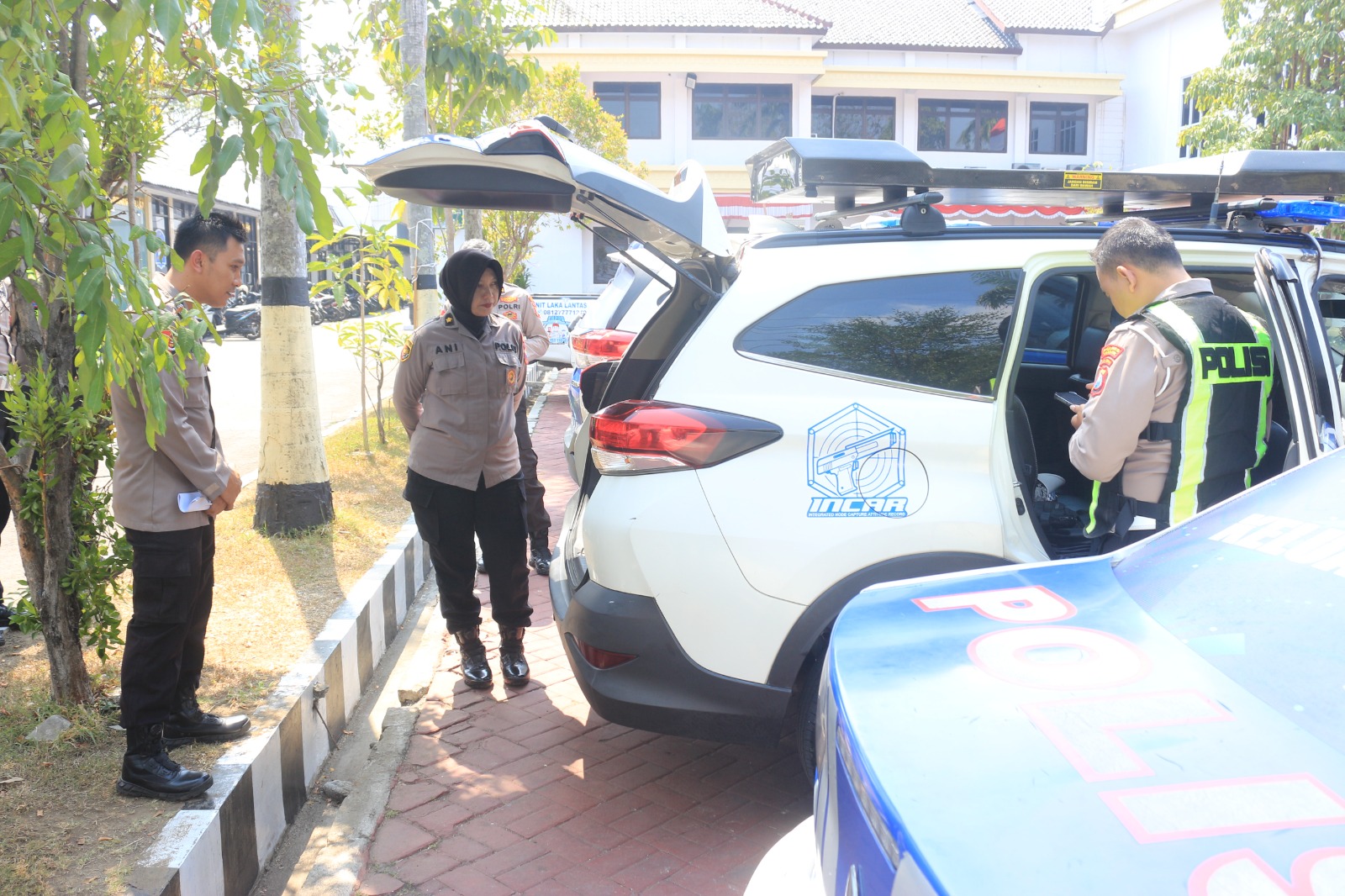 Kendaraan Khusus Polres Nganjuk Diperiksa, Pastikan Siap Dukung Tugas Kepolisian di Lapangan