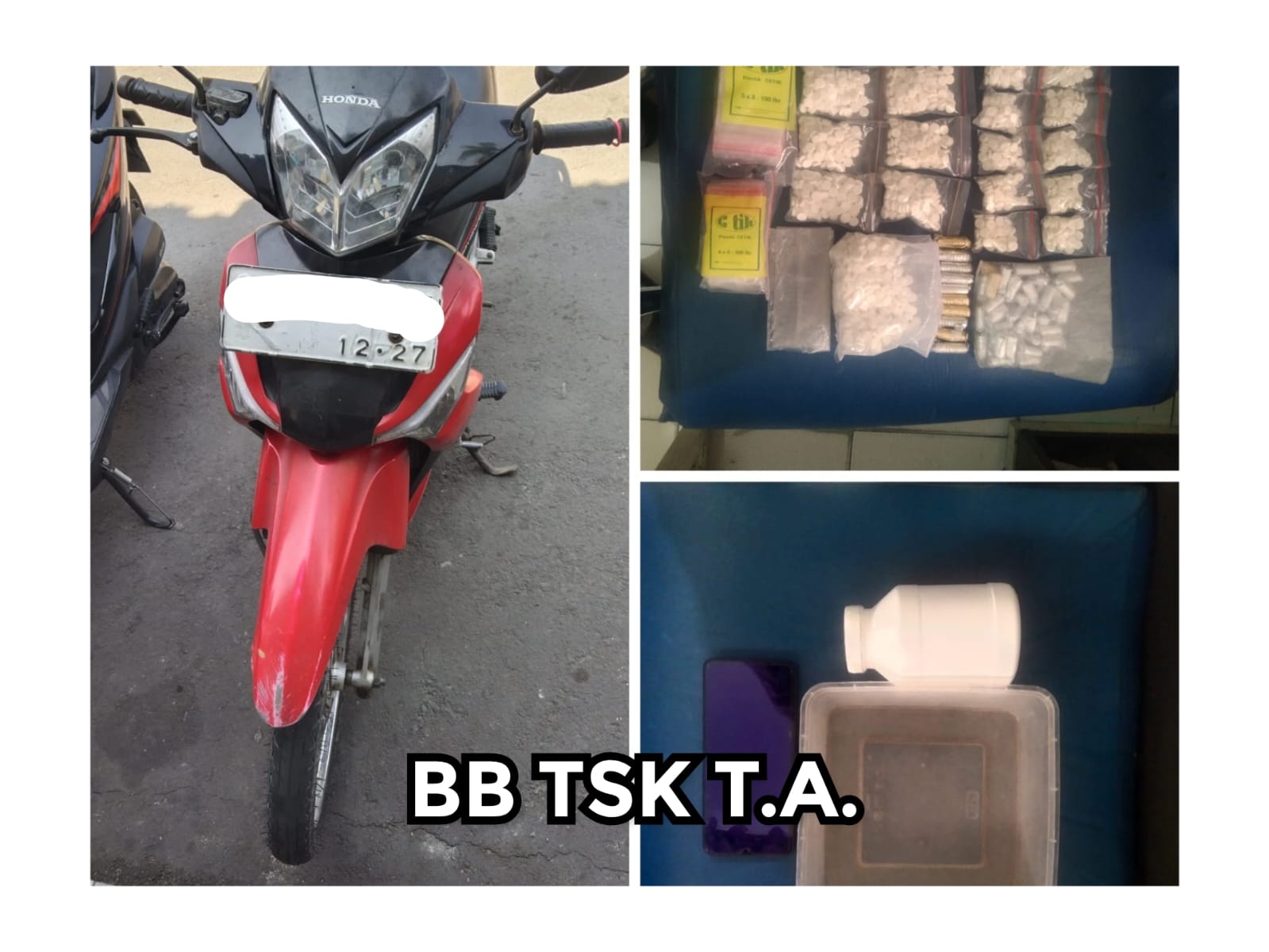Tiga Pengedar Pil Dobel L Non TO Diamankan, Satresnarkoba Polres Nganjuk Sita 2.303 Butir Okerbaya