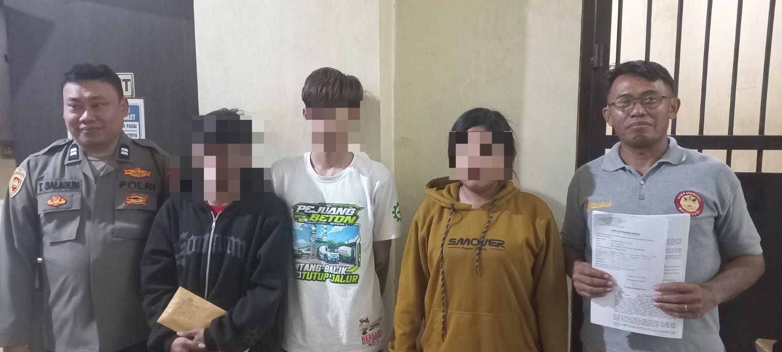 Satu Jaringan Sabu dan Pil Dobel L Terbongkar, Tiga Orang Diamankan Polres Nganjuk