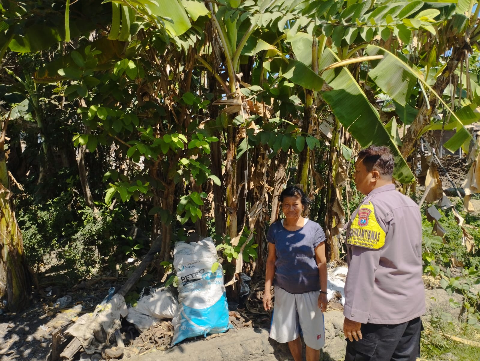 Bhabinkamtibmas Rowoharjo Kawal Ketahanan Pangan melalui Sambang Petani